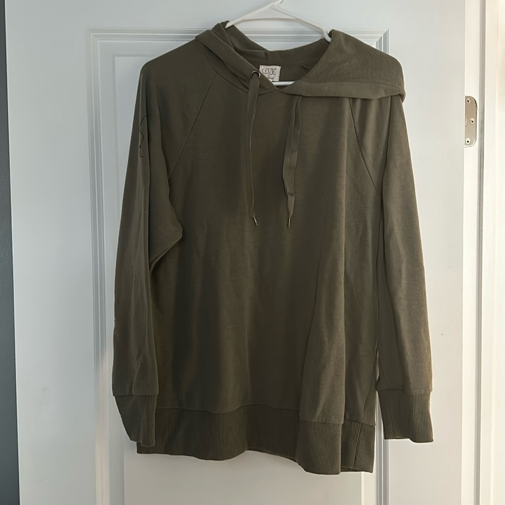 Green sweatshirt